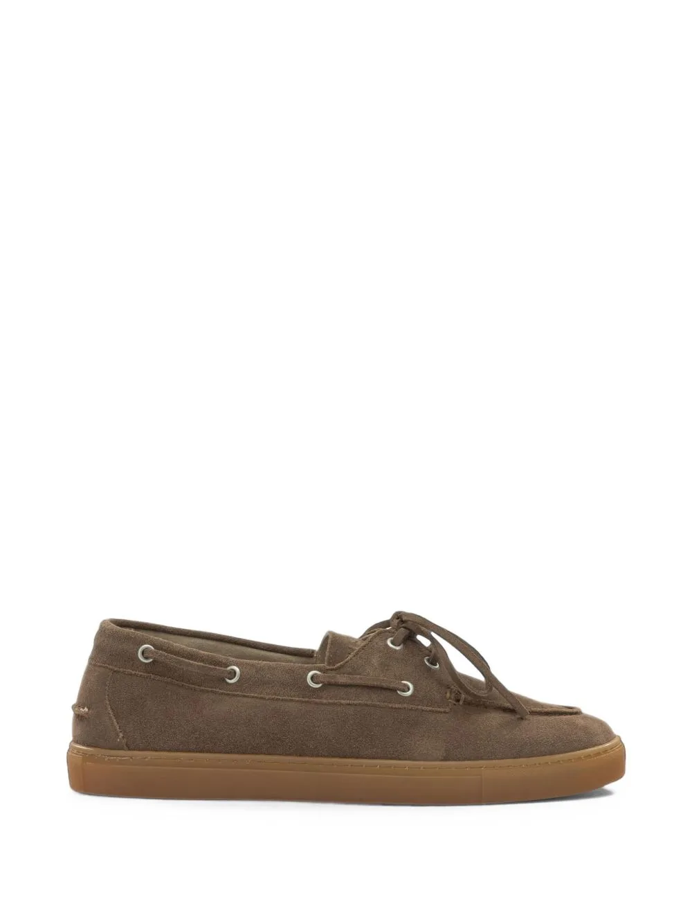 Lace-Up Suede Boat Shoes by Copenhagen Studios