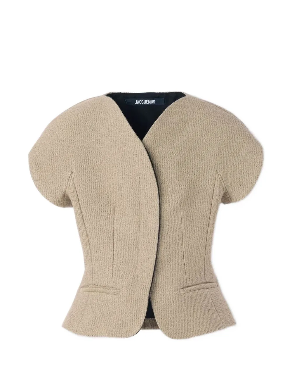 The Ovalo Short-Sleeve Jacket by Jacquemus