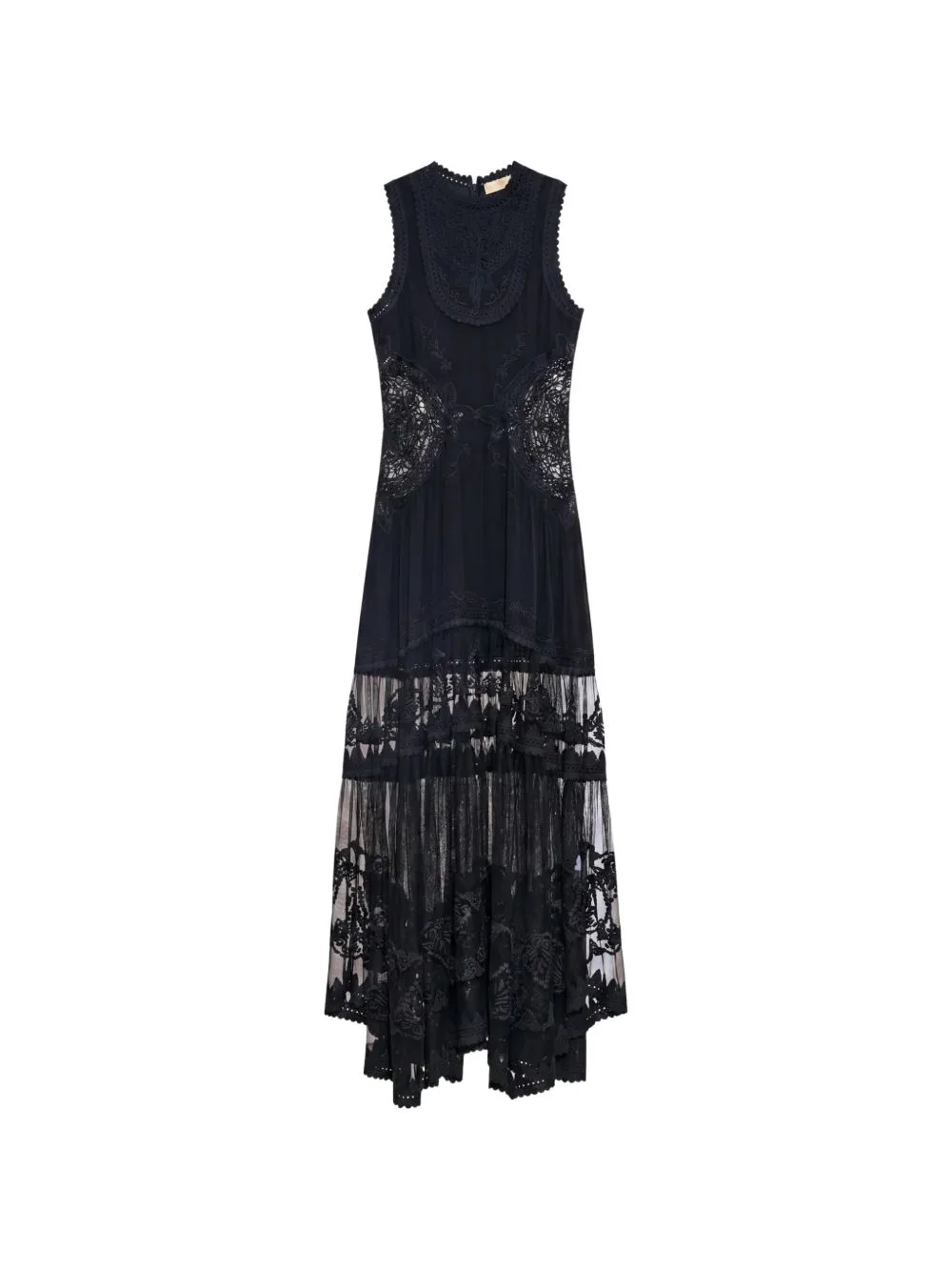 Florence Embroidered Silk Maxi Dress
