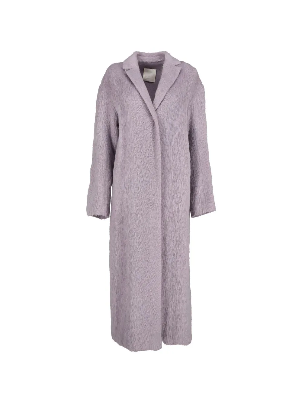 Notched-Lapels Textured Coat by ALBERTO ZAMBELLI