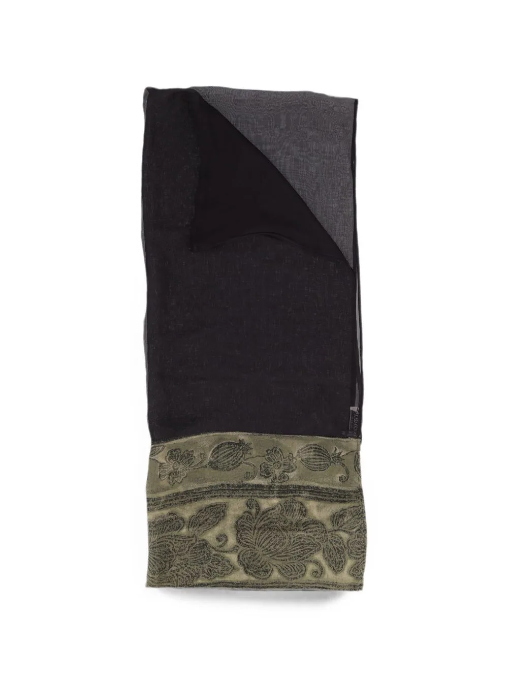 Floral-Print Scarf by Giorgio Armani Pre-Owned