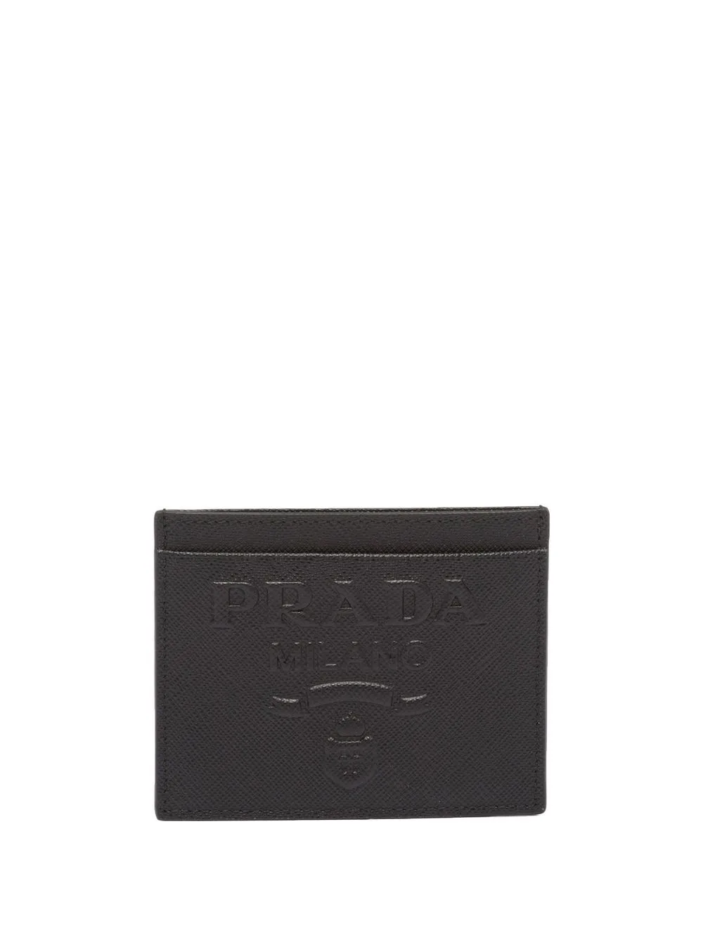 Embossed-Logo Cardholder by Prada