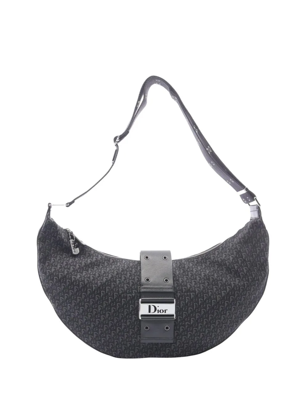 2000-2026 Diorissimo Trotter Canvas Street Chic Hobo Bag by Christian Dior Pre-Owned