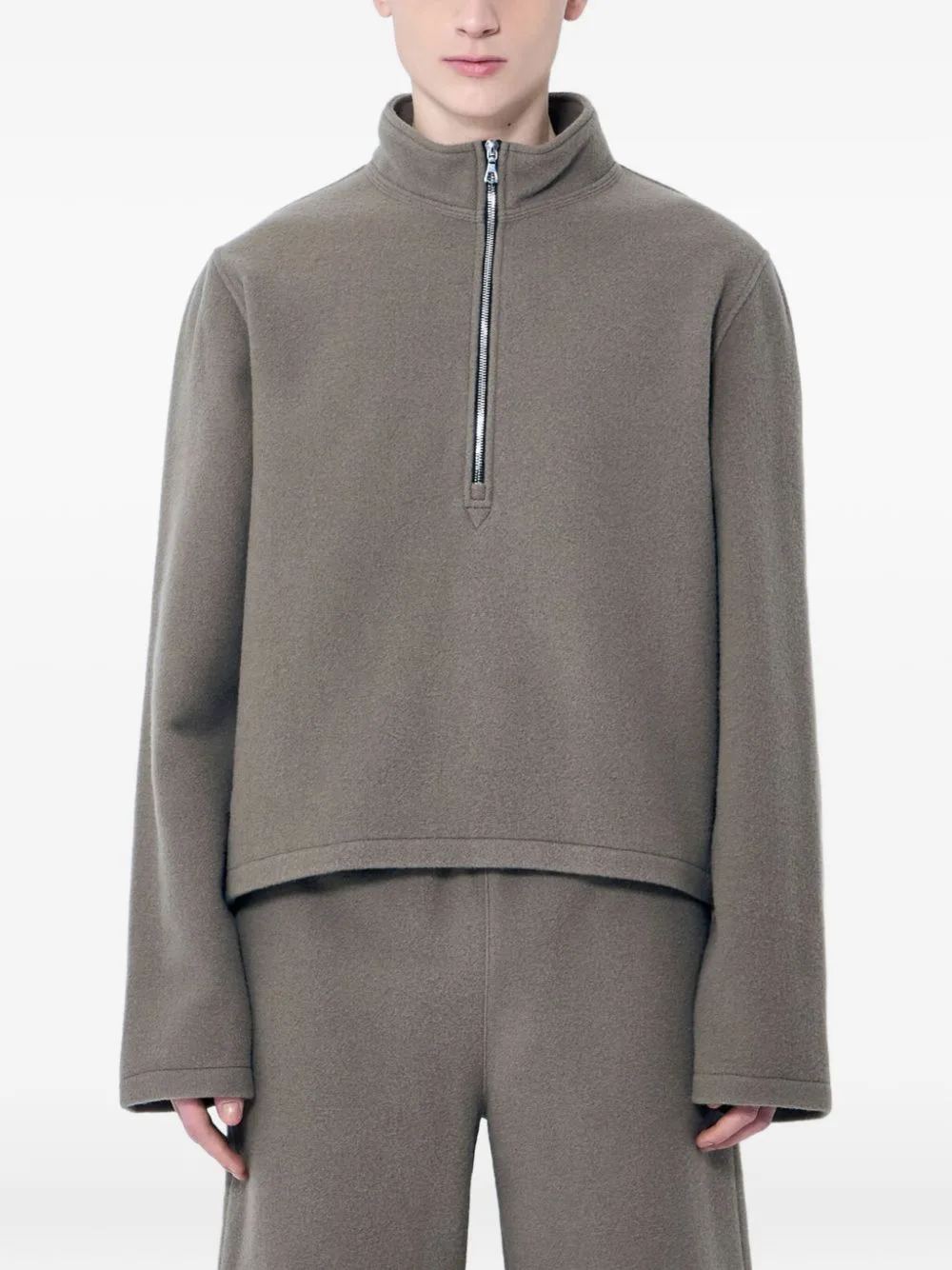 Fleece Quarter-Zip Sweatshirt by Rier