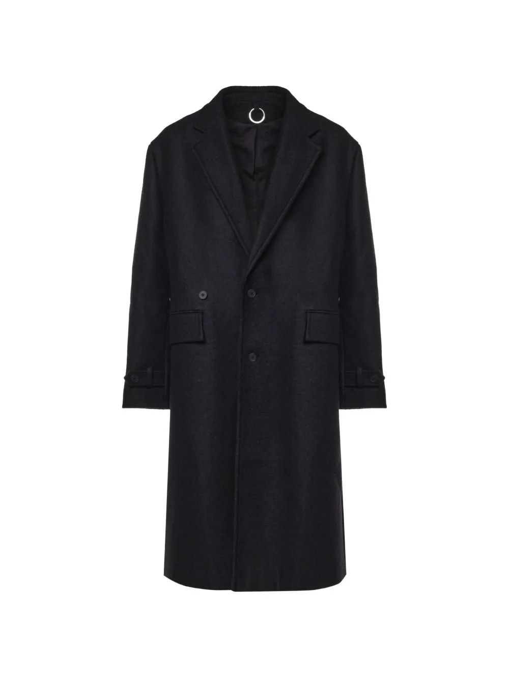Button-Fastening Coat by HELIOT EMIL