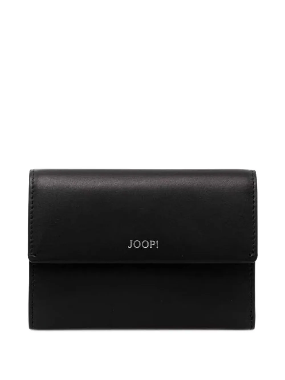 Logo-Plaque Leather Wallet