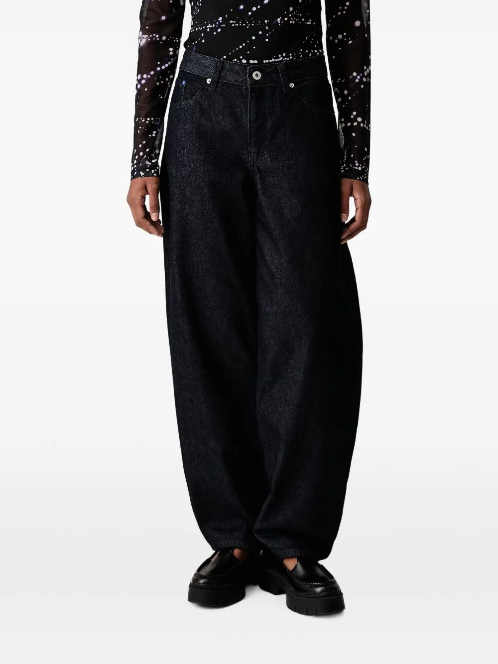 Tapered Wide-Leg Jeans by Karl Lagerfeld Jeans