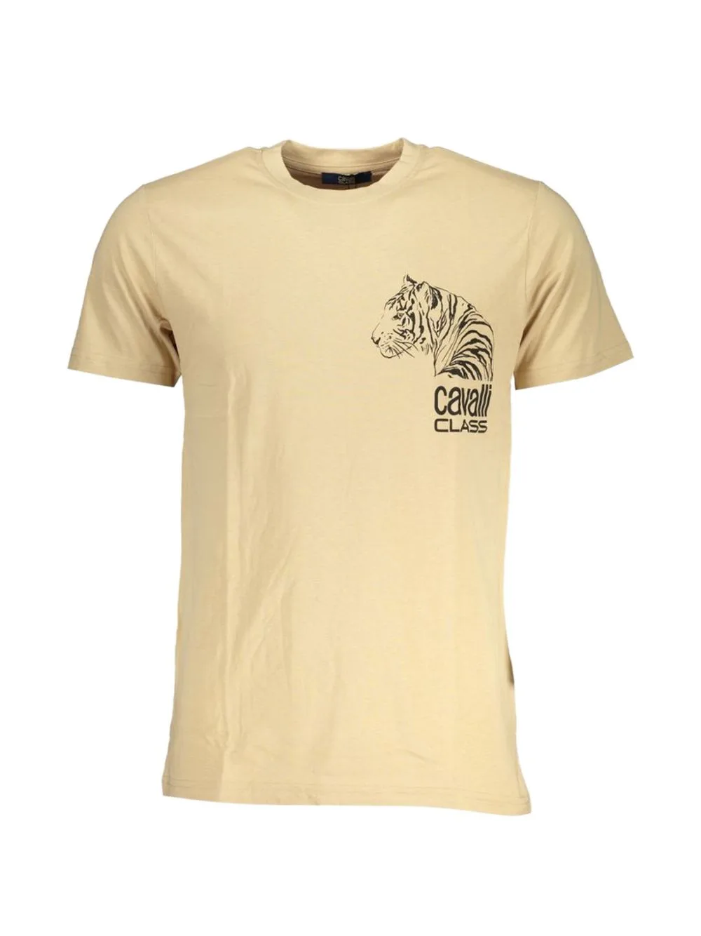 Tiger-Head Graphic-Print T-Shirt by Cavalli Class