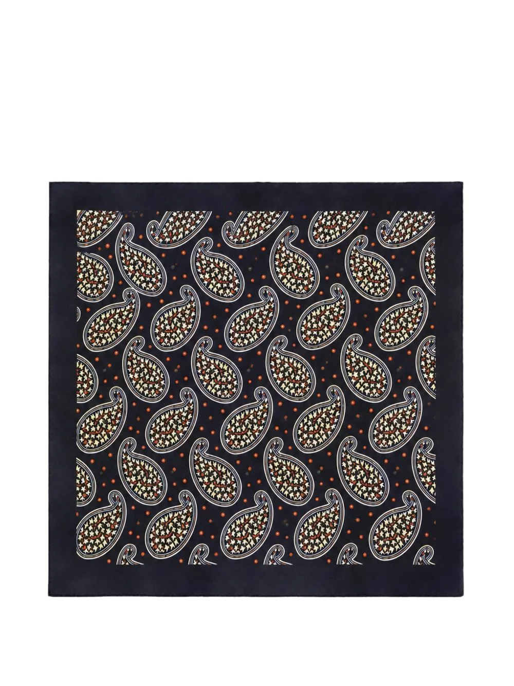 Cyprès Paisley-Print Silk Pocket Square by FURSAC