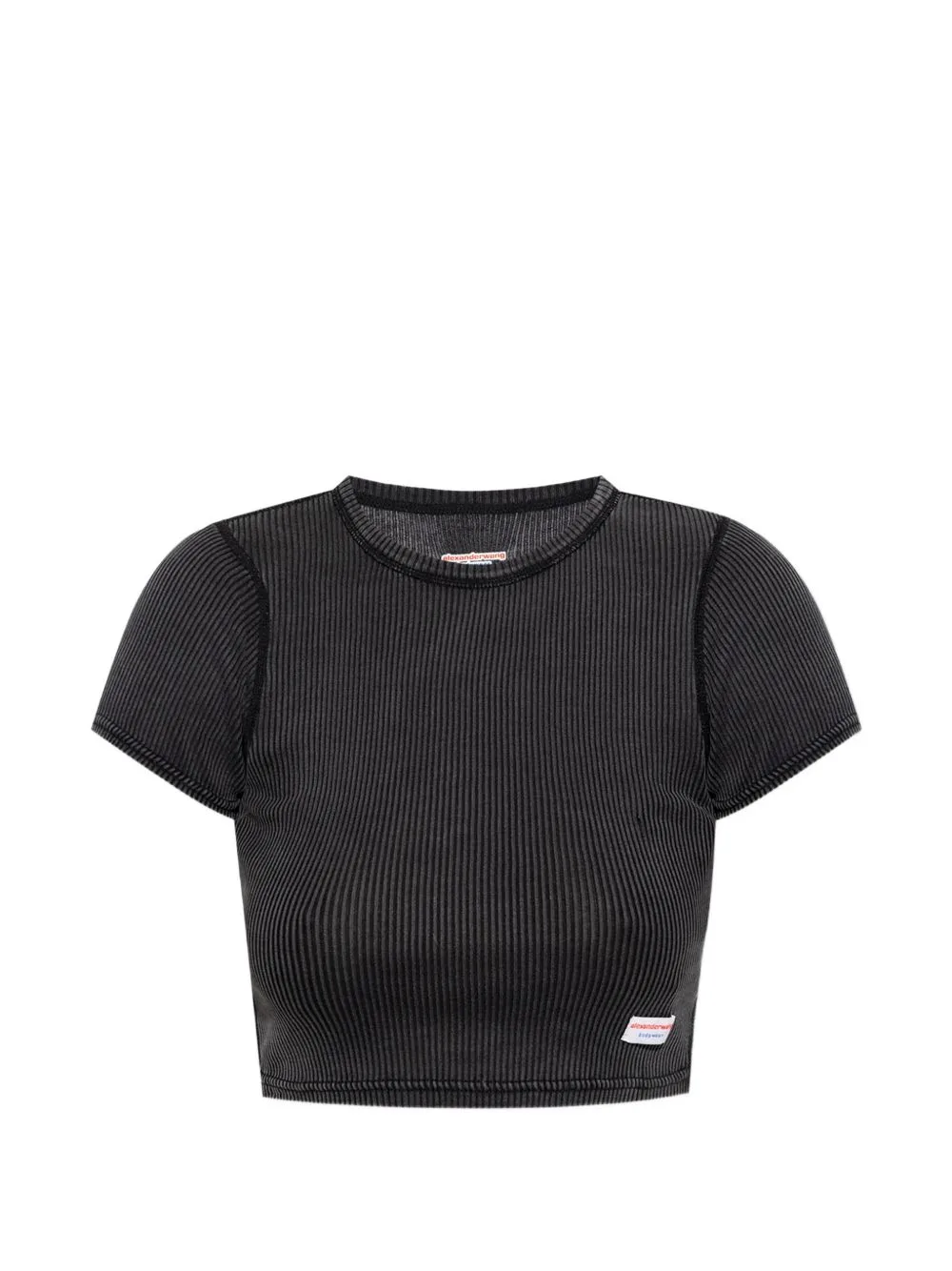 Ribbed Cropped T-Shirt by Alexander Wang