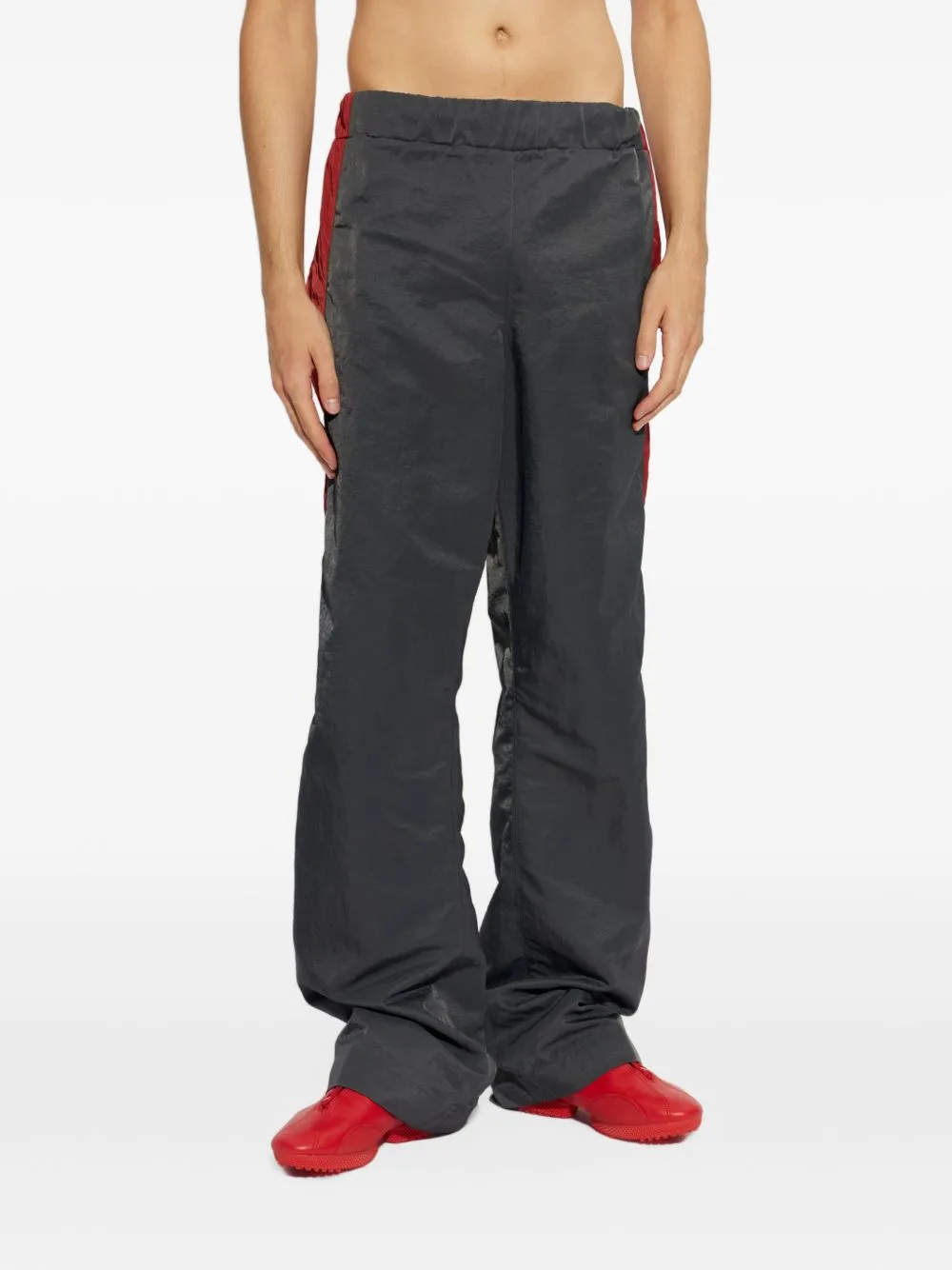 Runway Loose Fit Stripe Detail Joggers by Lacoste
