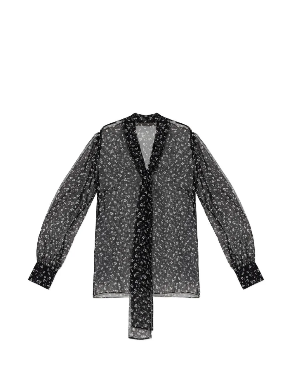 Floral-Motif Silk Shirt by Dolce & Gabbana