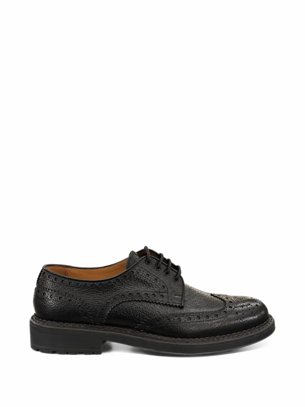 Dandy Rolls Royce Brogue Grained Leather Lace-Up Derby Shoes by FRANZESE COLLECTION