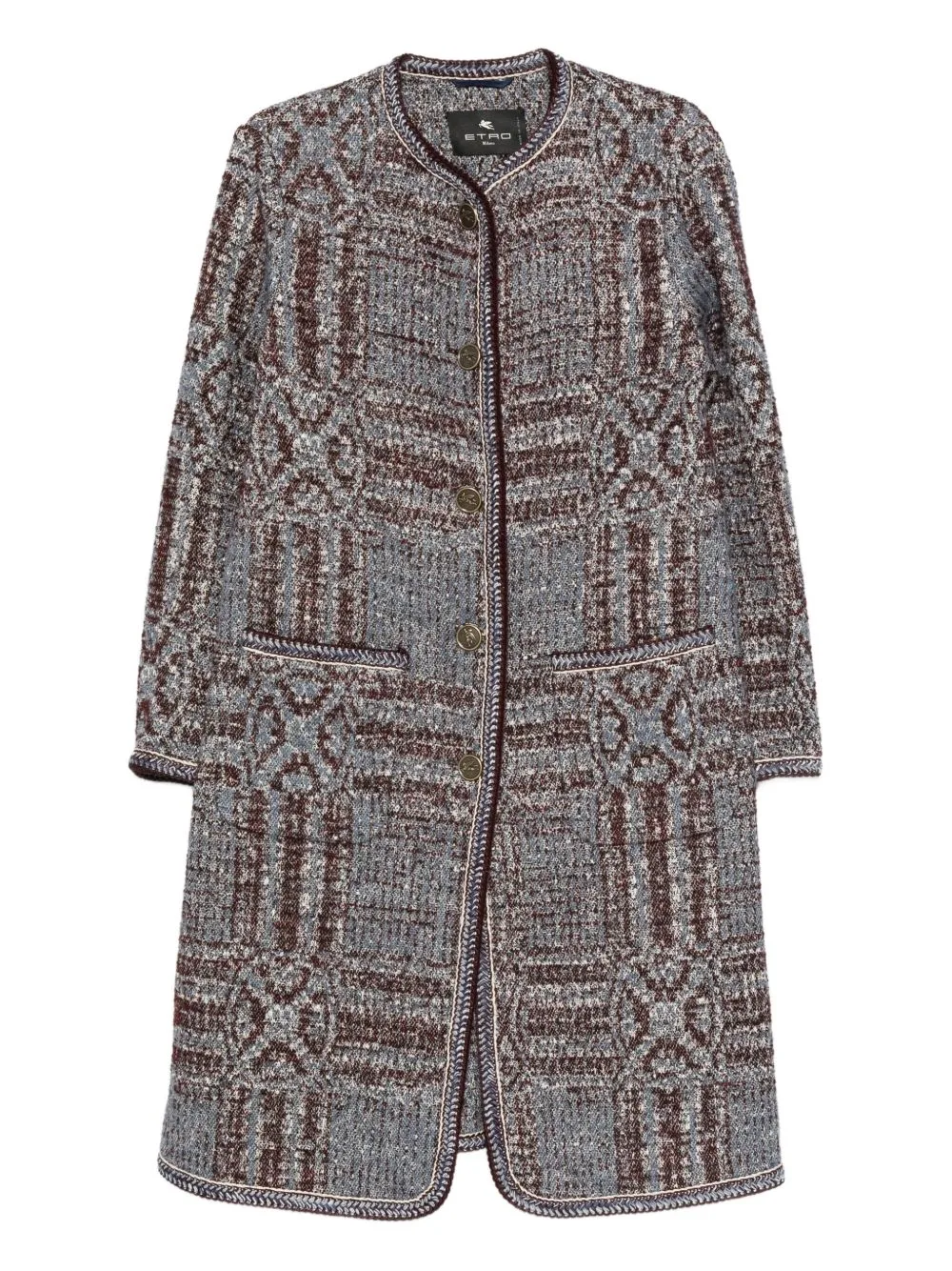 Bouclé Jacquard Coat by ETRO