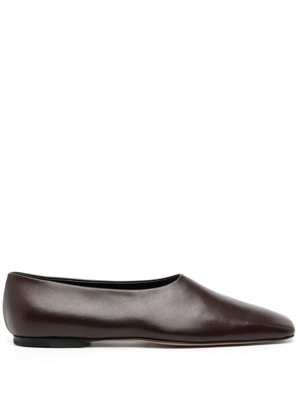 Atlas Square-Toe Leather Pumps by NEOUS