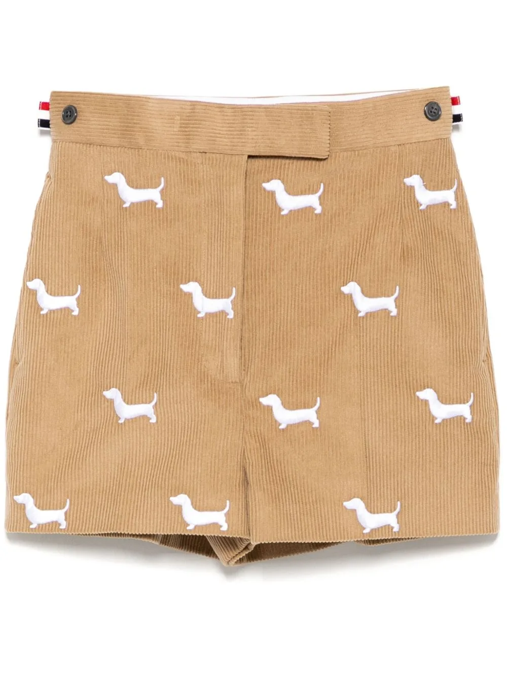 Side Tag Short by Thom Browne