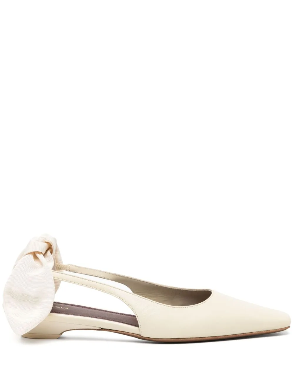 Leather Flat Pumps by NEOUS