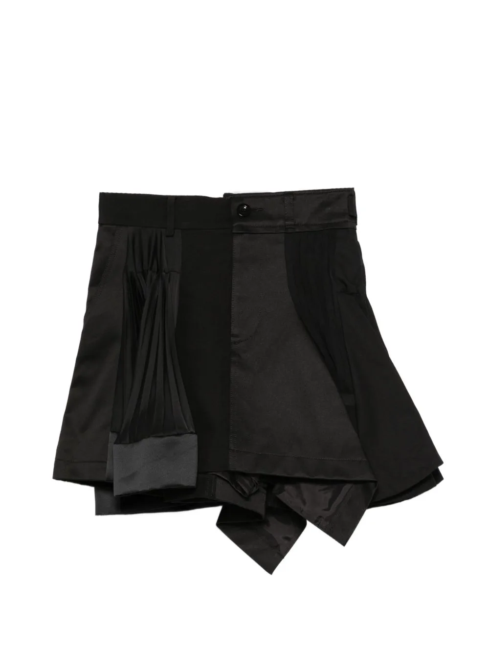 Pleated Panel Skirt by sacai
