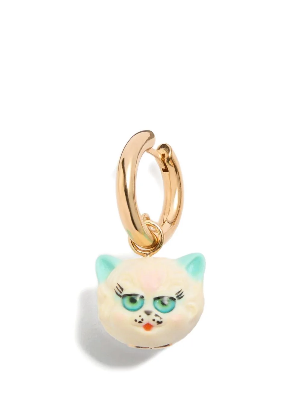 Le Chat De La Maison Single Earring in Metal and Nylon by Valentino Garavani