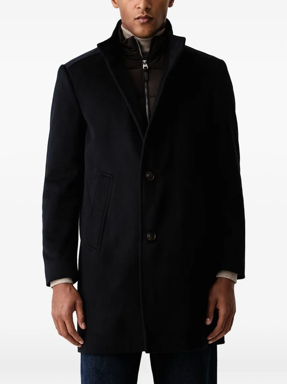 Button-Fastening High-Neck Coat by Joop!