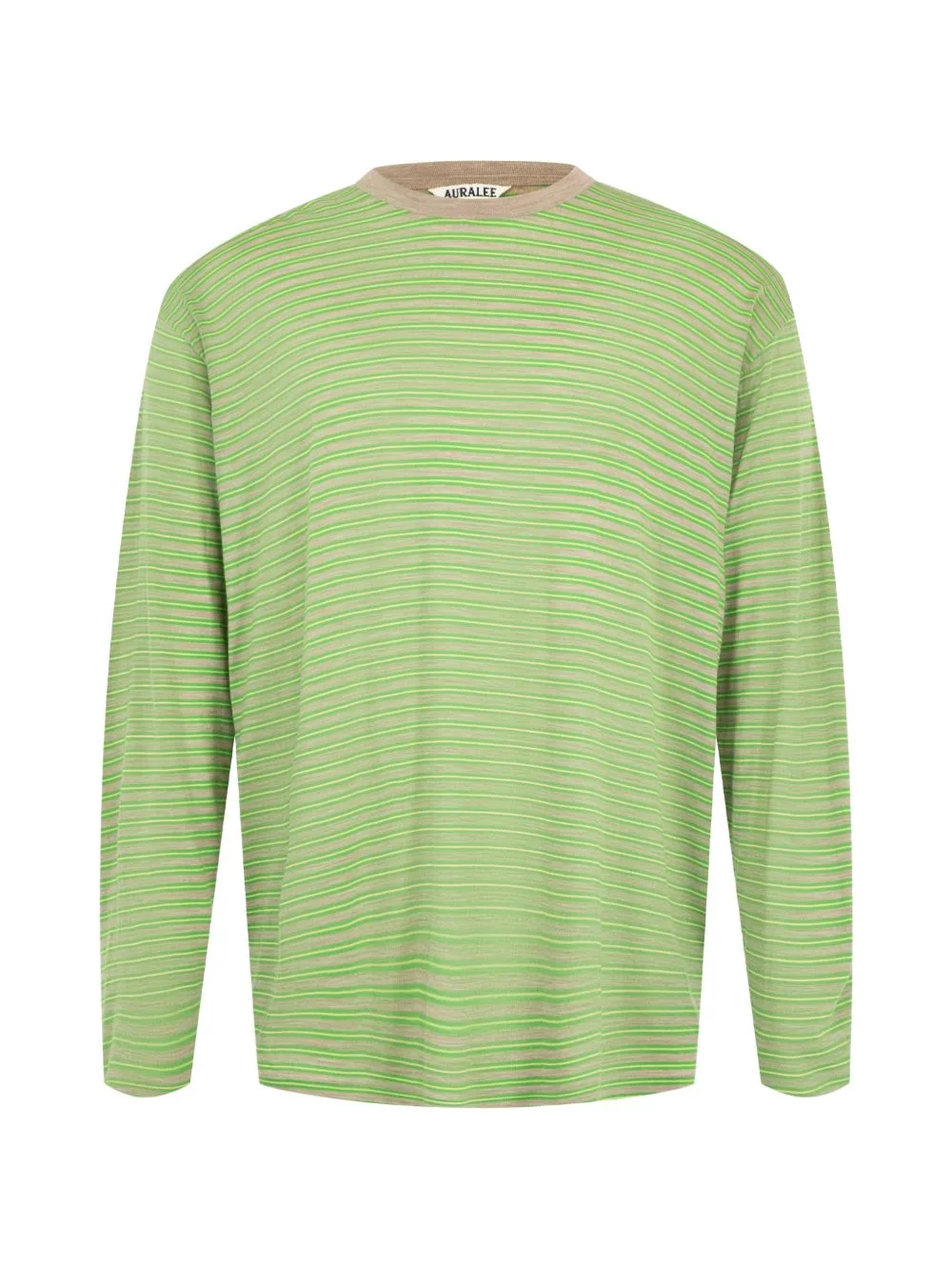 Striped Long-Sleeved T-Shirt by Auralee