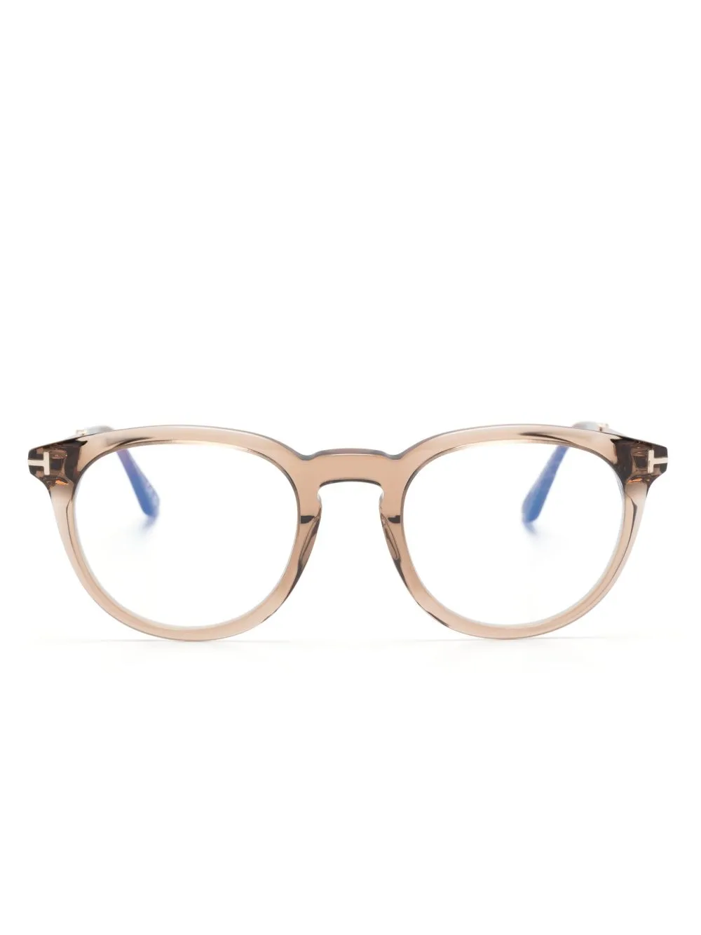 Translucent Pantos-Frame Glasses by TOM FORD Eyewear