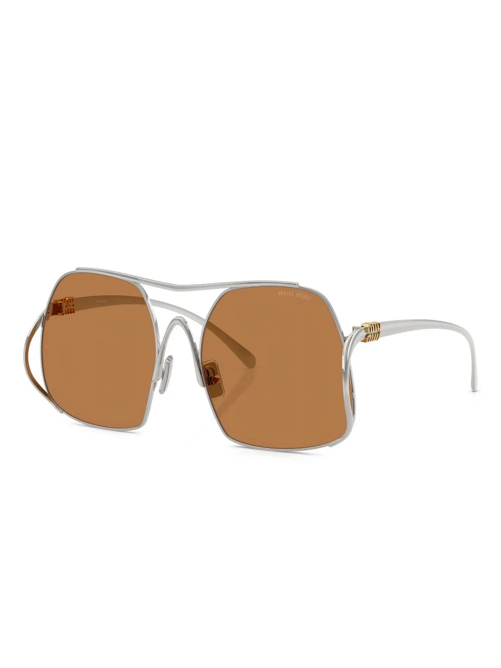Pilot-Frame Sunglasses by Miu Miu Eyewear