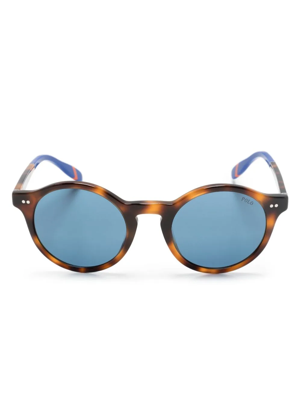 Tortoiseshell Round-Frame Sunglasses by POLO RALPH LAUREN EYEWEAR