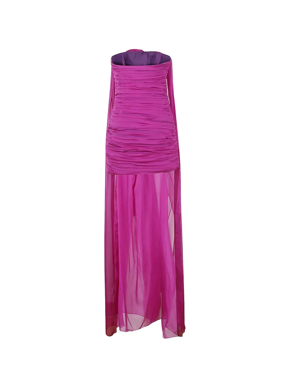 Strapless Ruched Mini Dress by Raquel Diniz