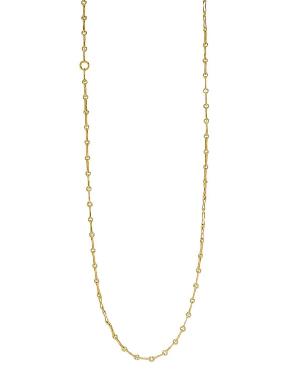 18k Yellow Gold Circle-Link Necklace by Azlee