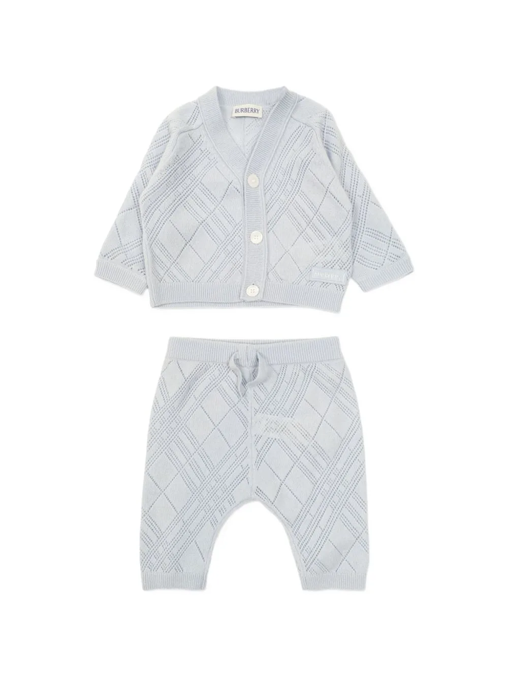 Check Cashmere Two-Piece Set by Burberry Kids