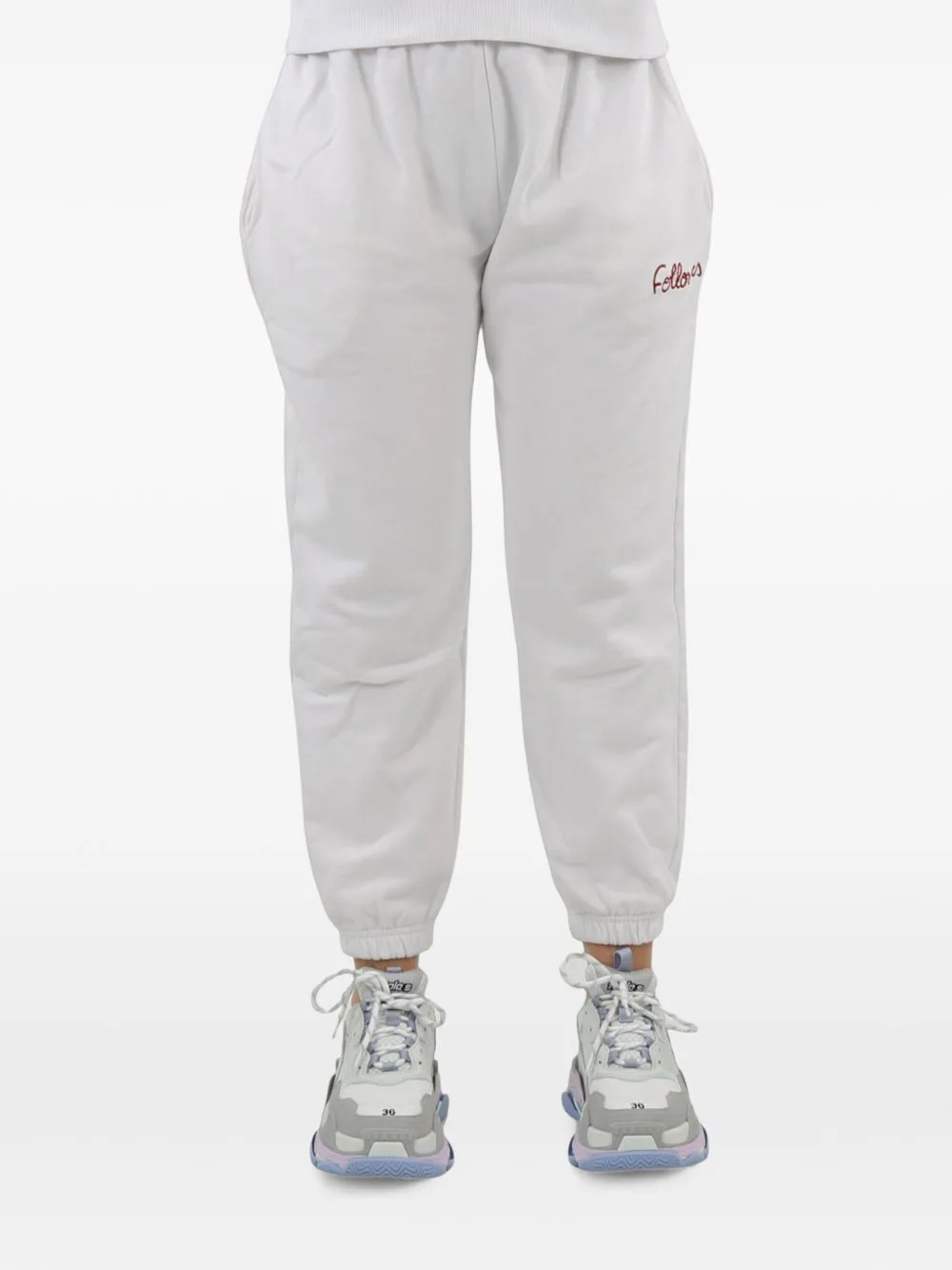 Elasticated-Waistband Track Pants by Follovers