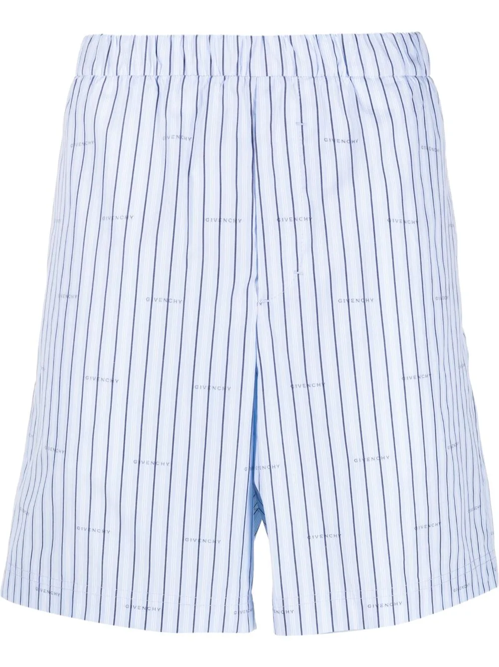 Logo-Detail Striped Shorts by Givenchy