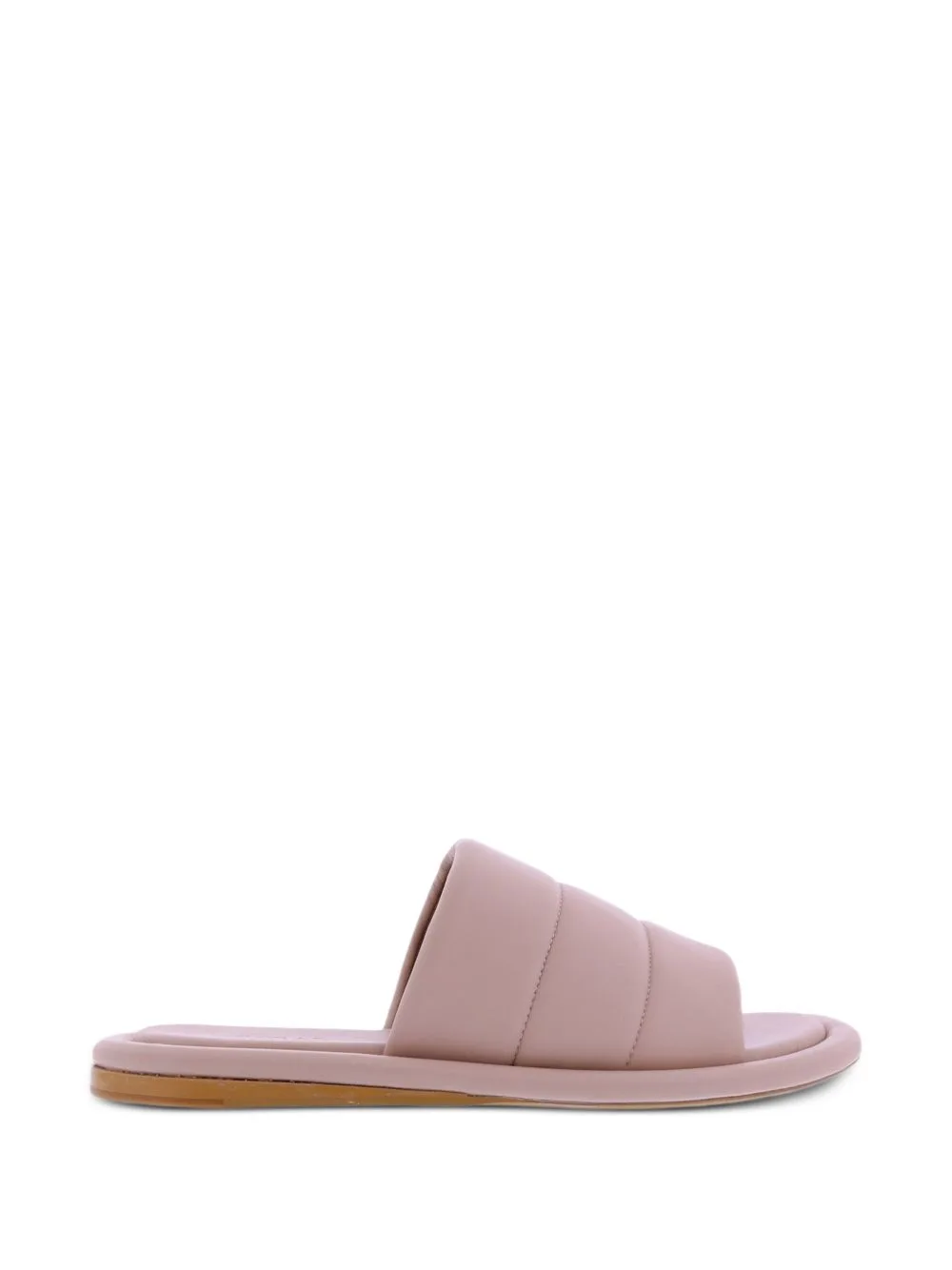 Quilted Leather Slippers by TORAL SHOES