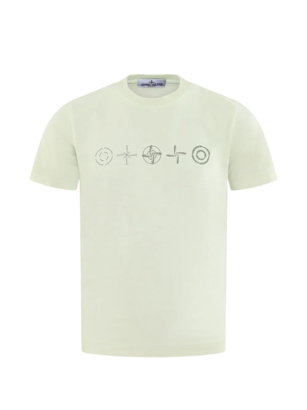 Logo-Print T-Shirt by Stone Island Junior
