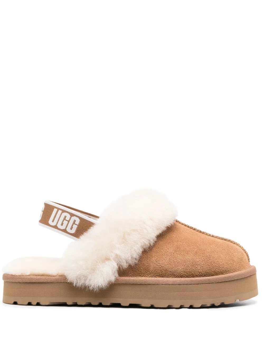 Shearling-Lined Chunky Slides by UGG Kids