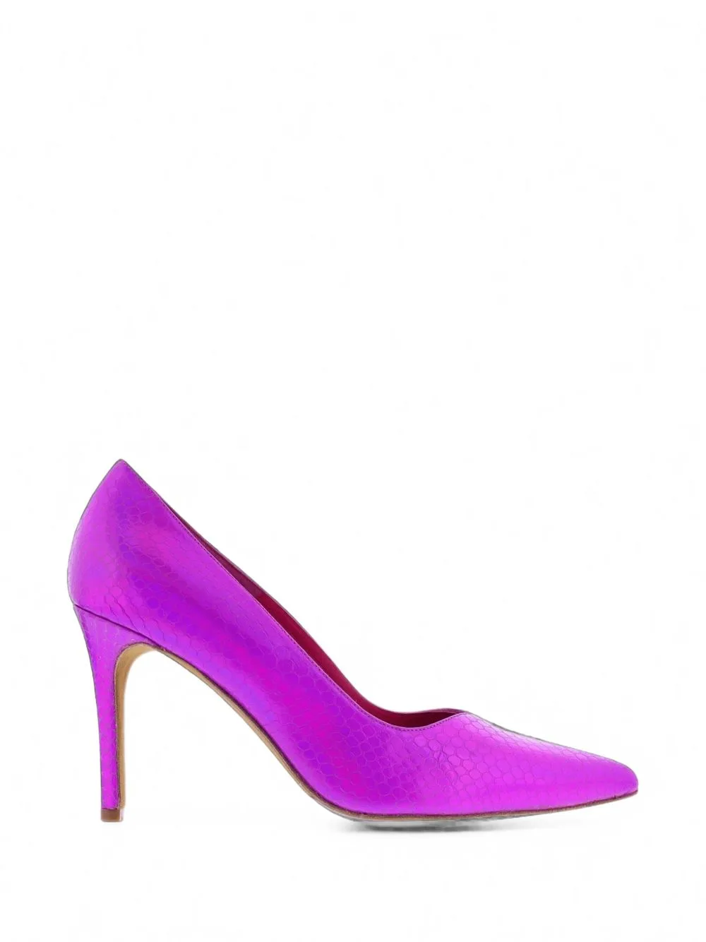 Monaco Snakeskin-Effect Pumps by TORAL SHOES