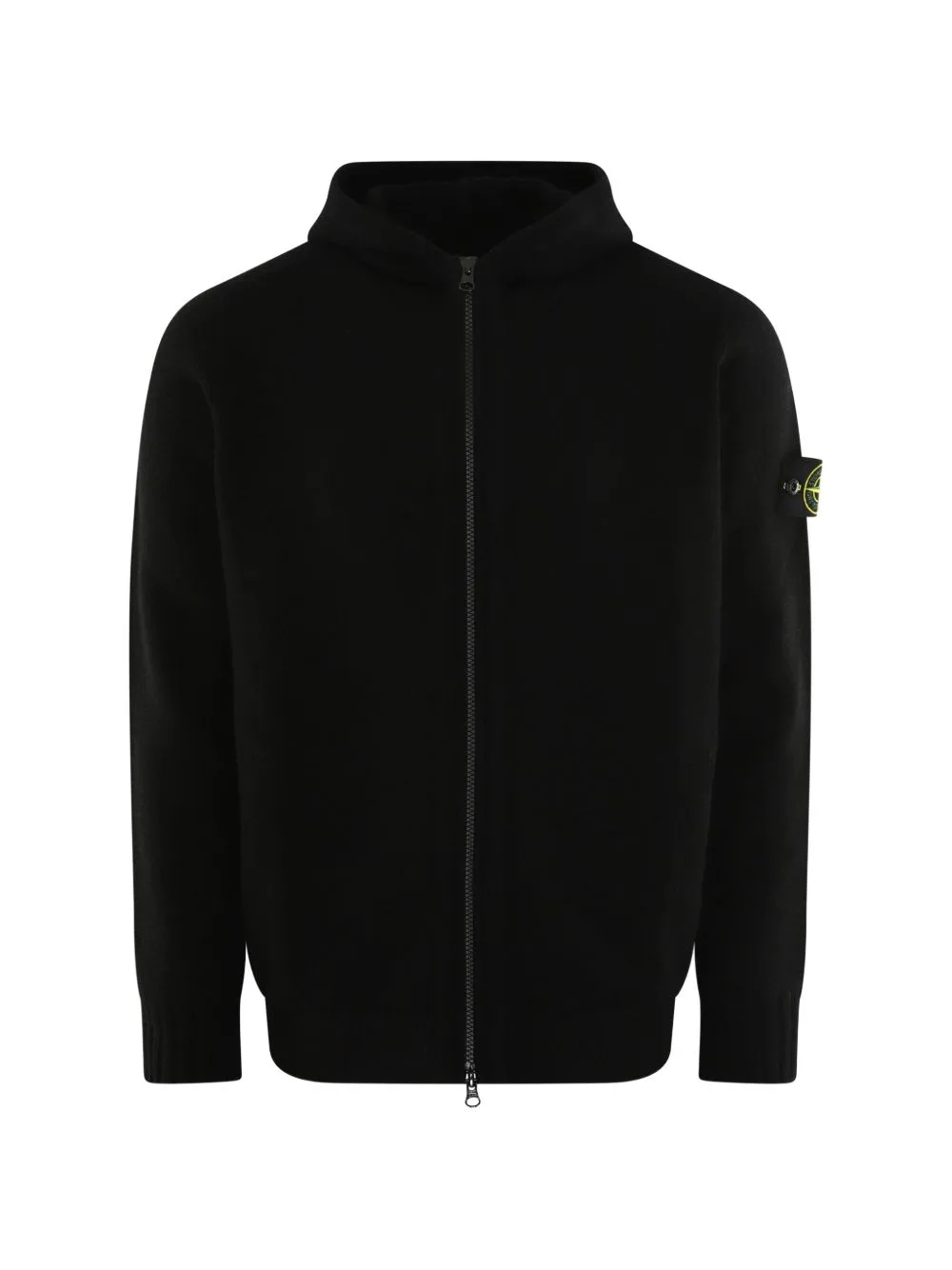 Logo-Patch Zip-Up Hoodie