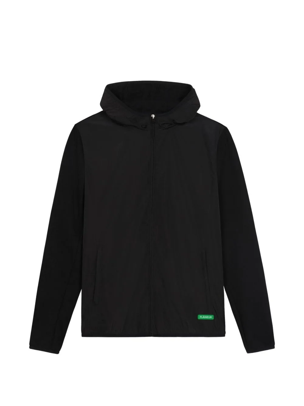 Badge Technical Panelled Zip-Up Jacket by FLÂNEUR