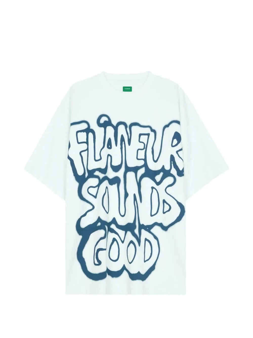 Sounds Good Spray-Print T-Shirt by FLÂNEUR