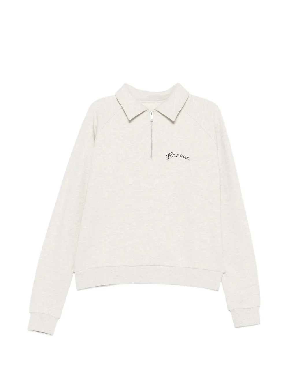 Zip-Fastening Sweatshirt by FLÂNEUR