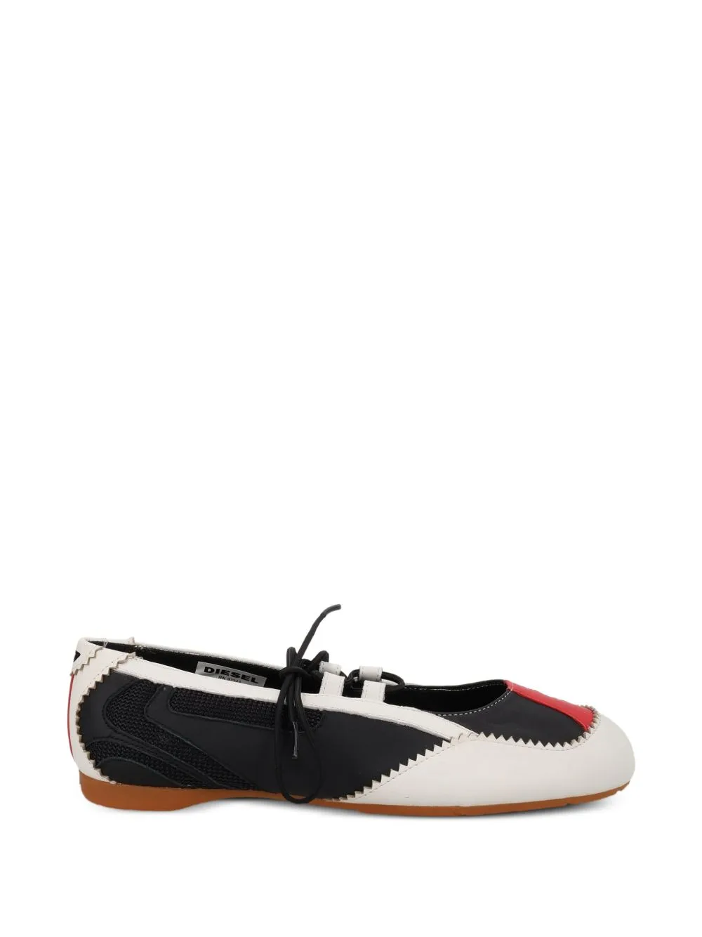 D-Mile Lace-Up Ballet Flats by Diesel