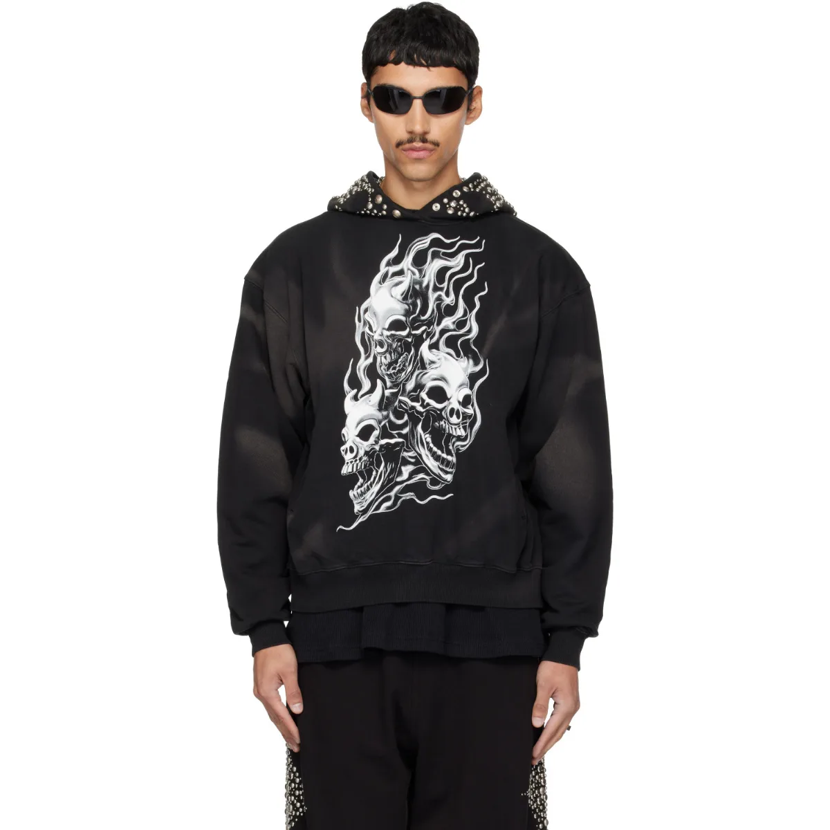 Hotheaded Riding Skull Hoodie by Thug Club