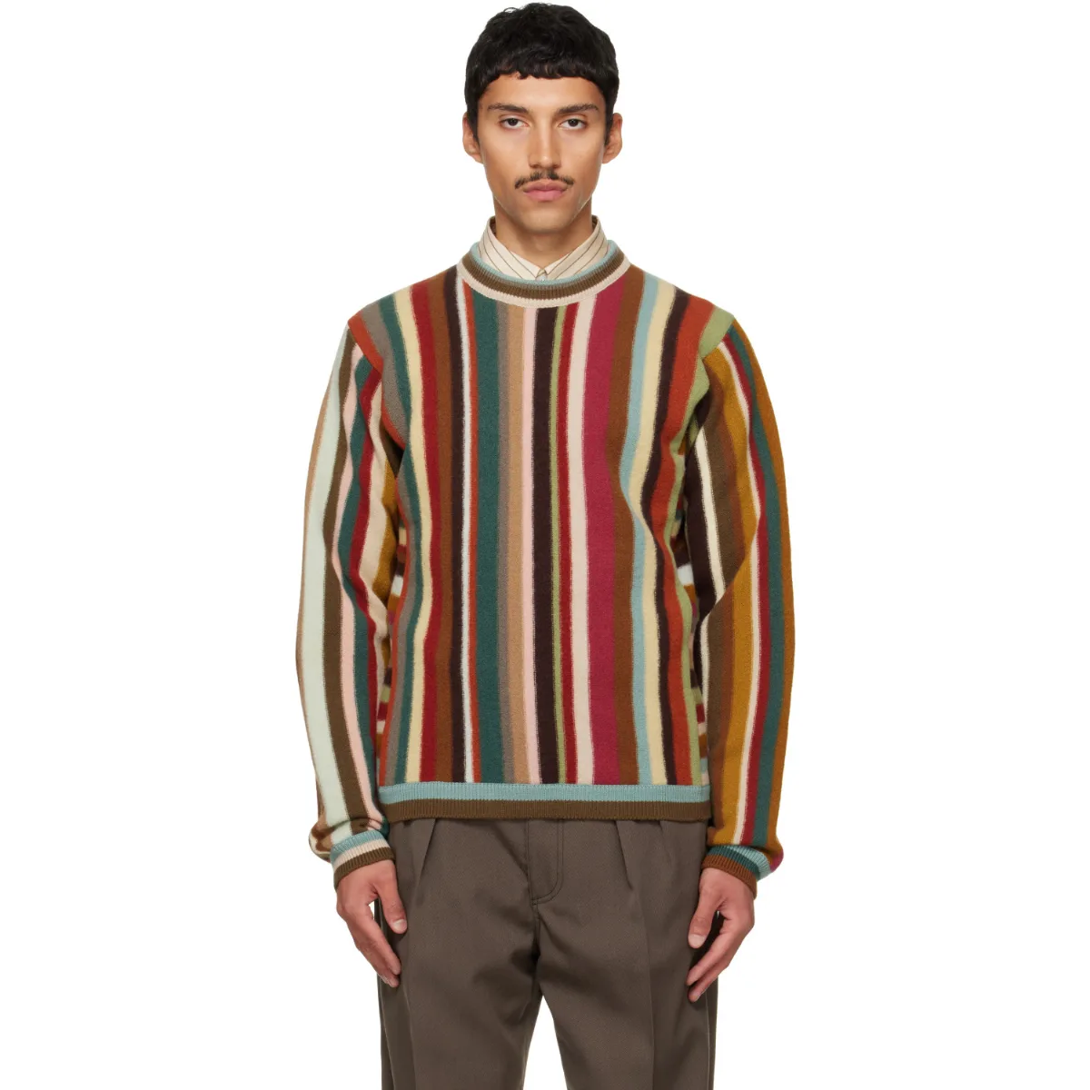 Merino Wool Signature Stripe Sweater by Paul Smith