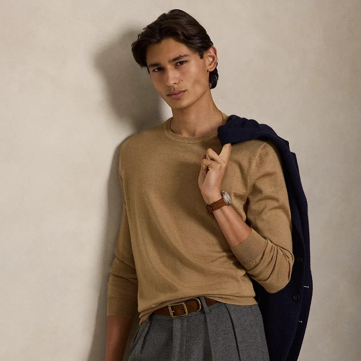Washable Wool Crewneck Jumper