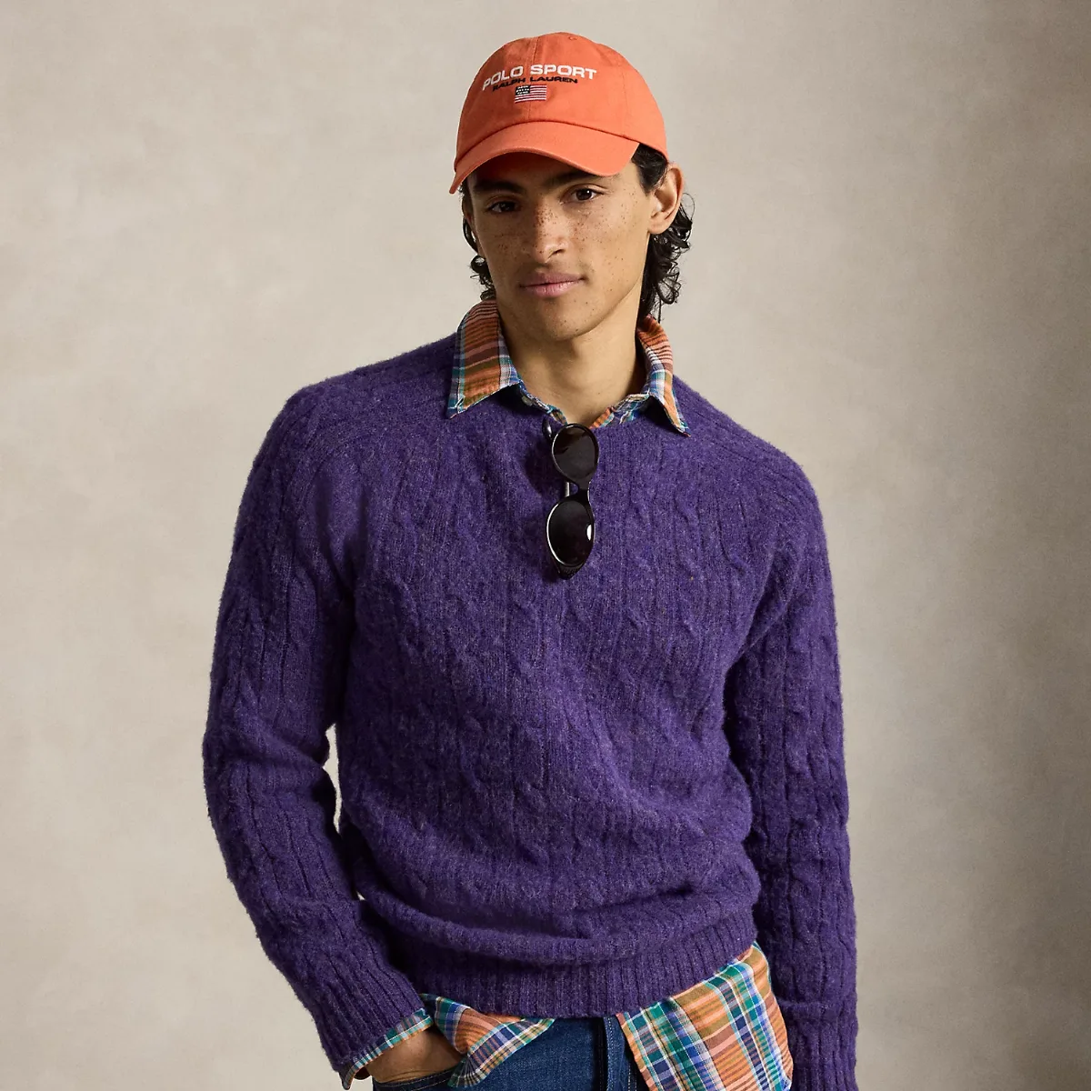 Cable-Knit Wool Jumper by Polo Ralph Lauren