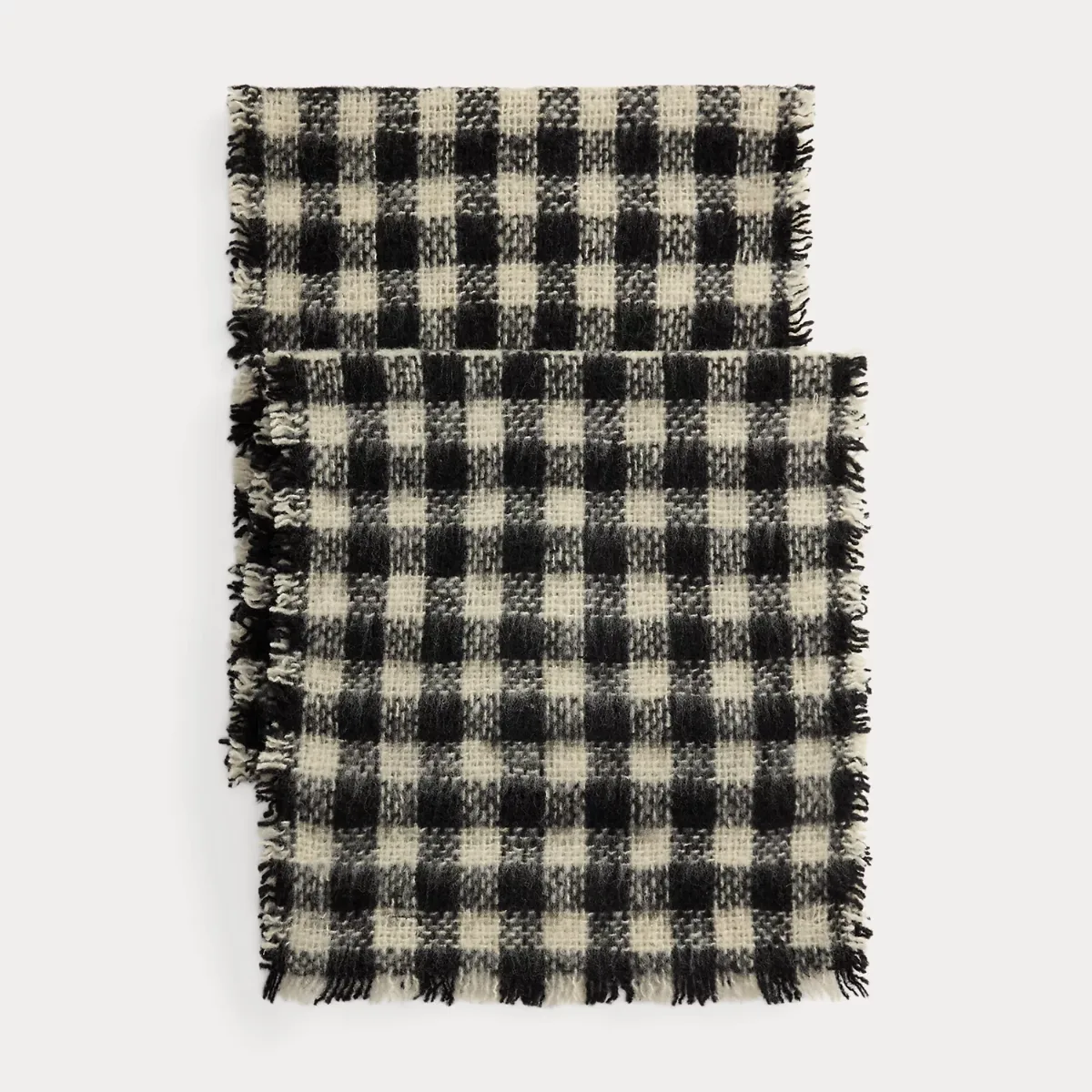 Checked Wool Scarf by Ralph Lauren RRL