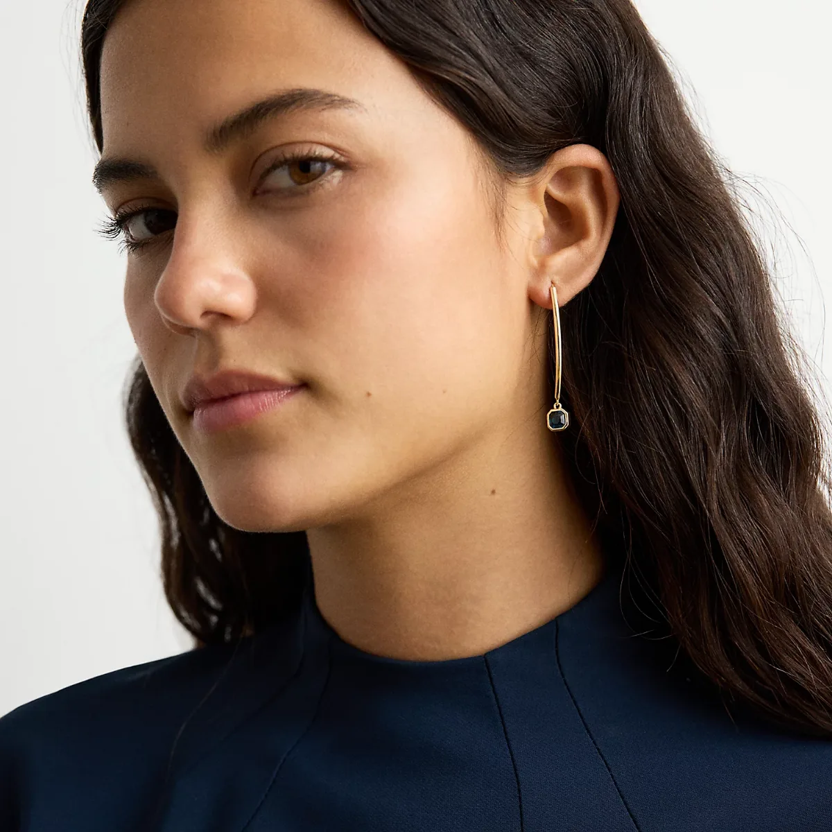 Gold-Plated Stone Threader Earrings by Lauren Ralph Lauren