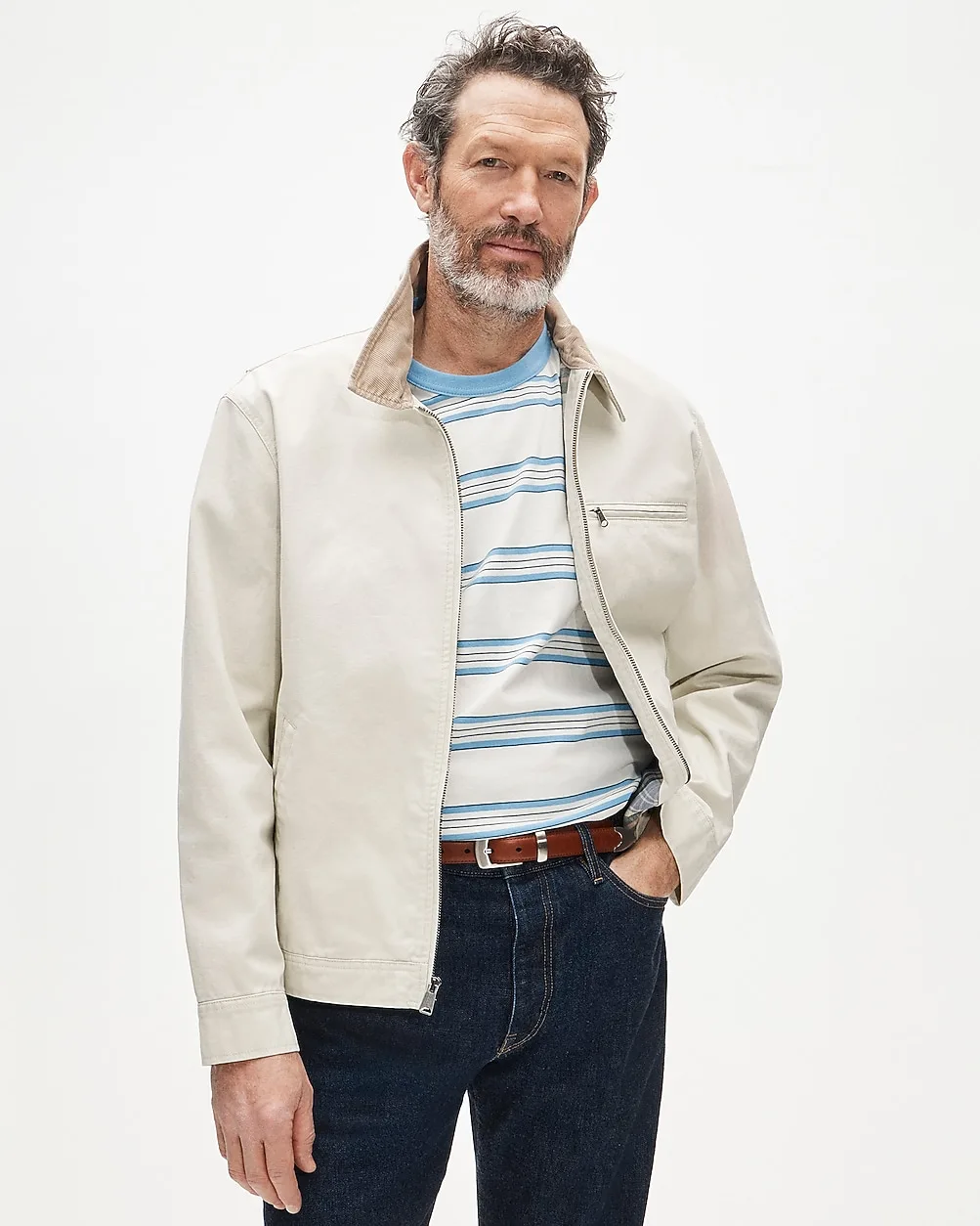 Wallace & Barnes Lightweight Canvas Work Jacket by J.Crew