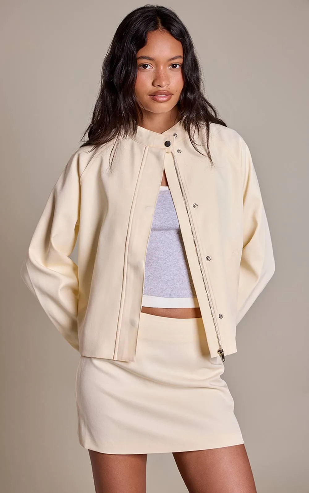 Tailored Moto Jacket by PrettyLittleThing